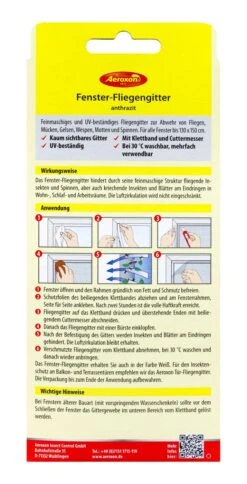 Aeroxon Fenster Fliegengitter -Garten und Außenbereich Aeroxon20Fenster20Fliegengitter 41708 H01