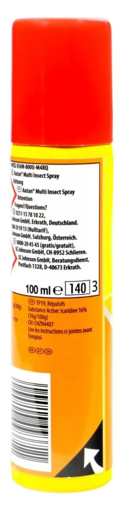 Autan Multi Insect Spray - 100 Ml -Garten und Außenbereich Autan20Protection20Plus 03224 H02