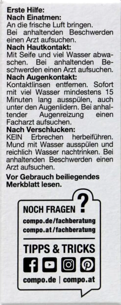 Compo Bi 58 N Insektizid - 30 Ml 6 Compo Bi 58 N Insektizid - 30 Ml -Garten und Außenbereich Compo20Bi205820N 31801 L01