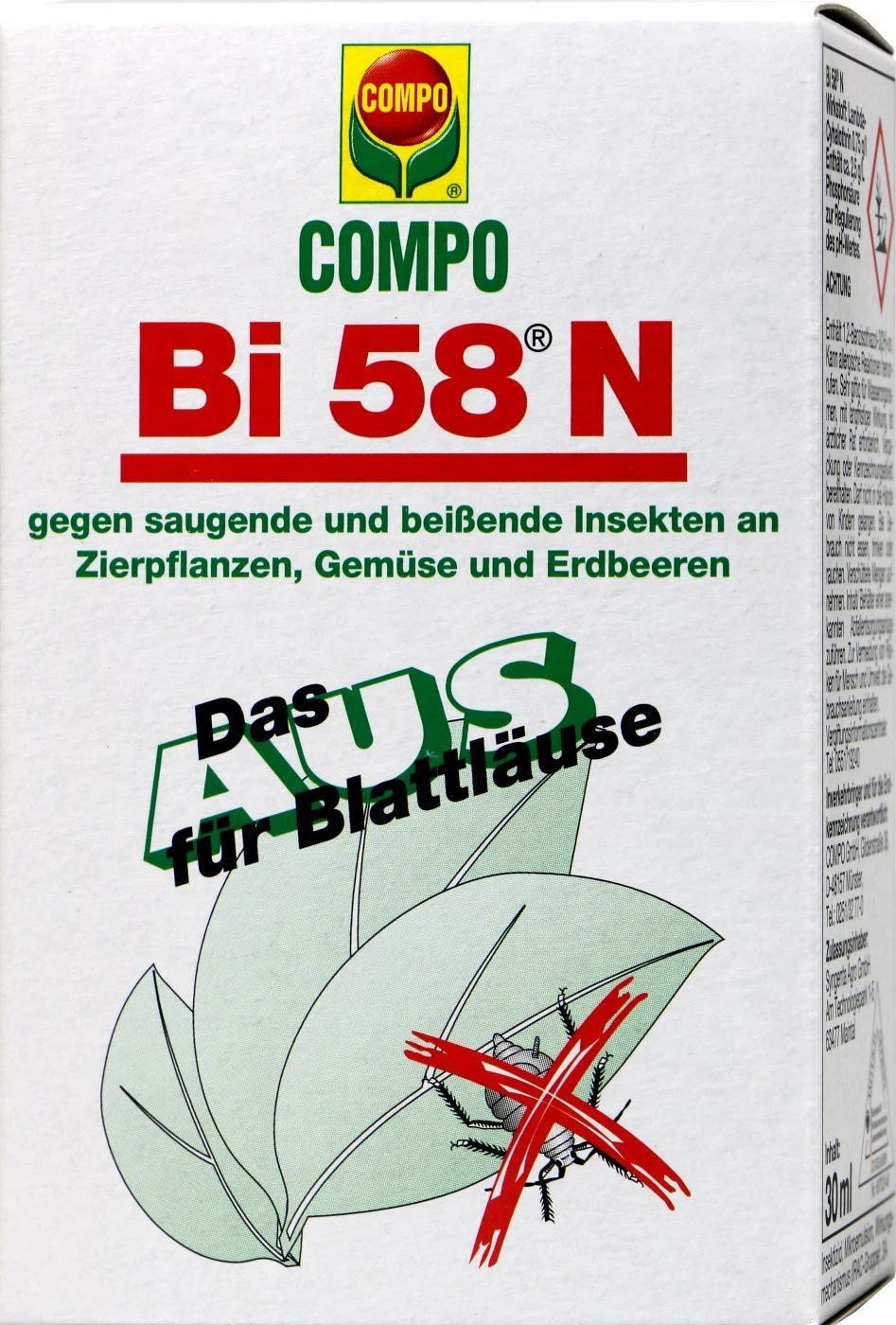 Compo Bi 58 N Insektizid - 30 Ml 1 Compo Bi 58 N Insektizid - 30 Ml