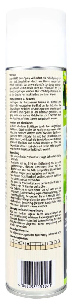 Compo Raupen Und Ameisen Leim-Spray - 400 Ml -Garten und Außenbereich Compo20Bio20Leim20Spray 31318 H02