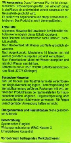 Compo Duaxo Universal Pilz-frei - 75 Ml -Garten und Außenbereich Compo20Duaxo20Universal20Pilz frei 31242 L01