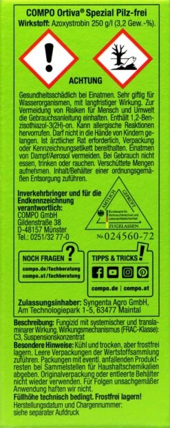 Compo Ortiva Spezial Pilz-frei - 20 Ml -Garten und Außenbereich Compo20Ortiva20Spezial20Pilz frei 31132 L01