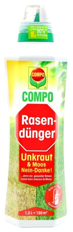 Compo Rasendünger Unkraut & Moos Nein Danke! - 1,3 L