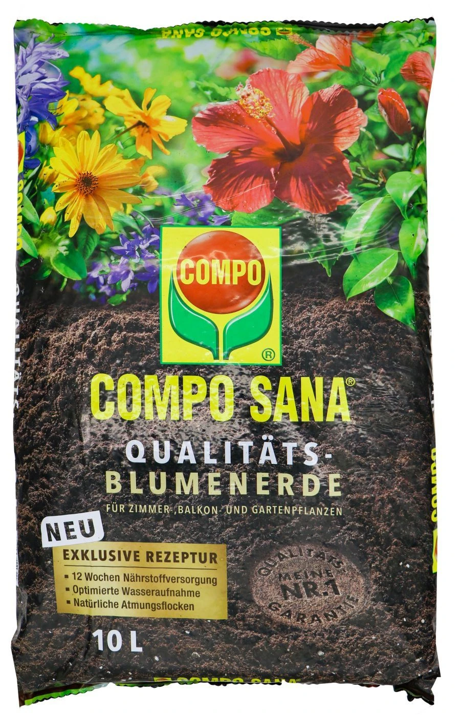 Compo Sana Qualitäts-Blumenerde - 10 L 1 Compo Sana Qualitäts-Blumenerde - 10 L