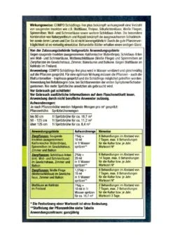 Compo Schädlings-frei Plus - 100 Ml 6 Compo Schädlings-frei Plus - 100 Ml -Garten und Außenbereich Compo20Schaedlings frei20plus 31248 H01