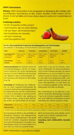 Compo Schneckenkorn - 1,1 Kg -Garten und Außenbereich Compo20Schneckenkorn 31314 H01