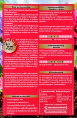 Compo Spezialdünger Rhodo- Und Hortensien Vital - 1 Kg -Garten und Außenbereich Compo20Spezialduenger20Rhodo 20und20Horstensien20Vital 31830 H01
