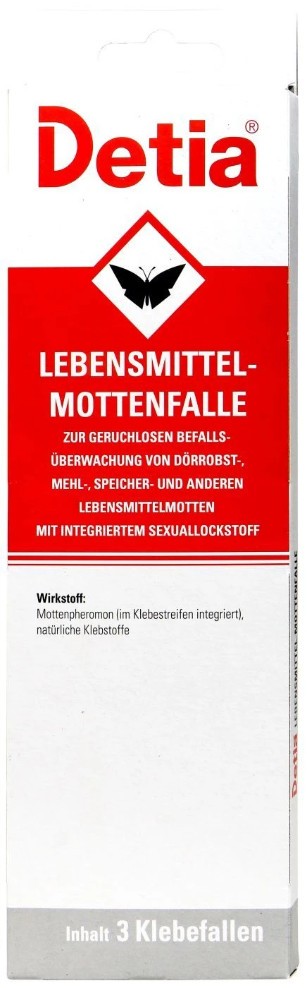 Detia Lebensmittel Mottenfalle - 3 Stück 1 Detia Lebensmittel Mottenfalle - 3 Stück