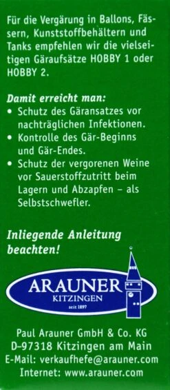 Kitzinger Reinzucht-Hefe Steinberg - 20 Ml -Garten und Außenbereich Kitzinger20Reinzuchthefe 15109 H01