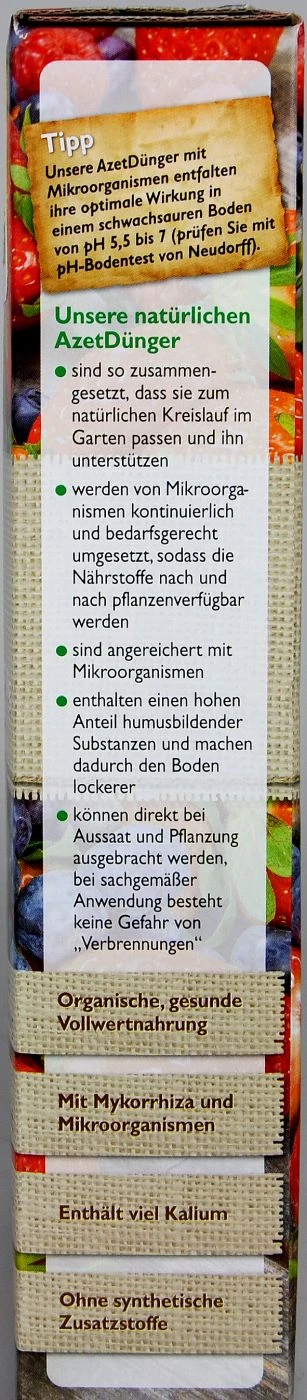 Neudorff Azet Beeren- & Obstdünger - 1 Kg 2 Neudorff Azet Beeren- & Obstdünger - 1 Kg – Bild 2