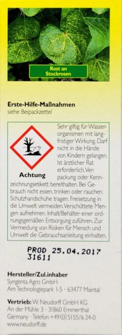 Neudorff Fungisan Rosen-Pilzfrei - 16 Ml -Garten und Außenbereich Neudorff20Fungisan20Rosen 20und20Gemuese20Pilzfrei 32724 R01