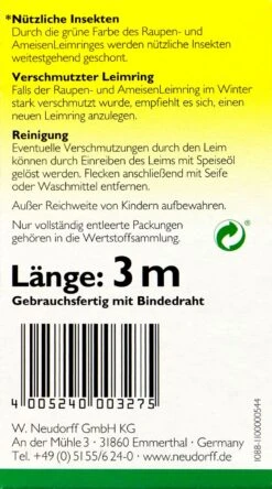 Neudorff Raupen- Und Ameisenleimring - 3 M -Garten und Außenbereich Neudorff20Raupen 20und20Ameisenleimring 42106 R01