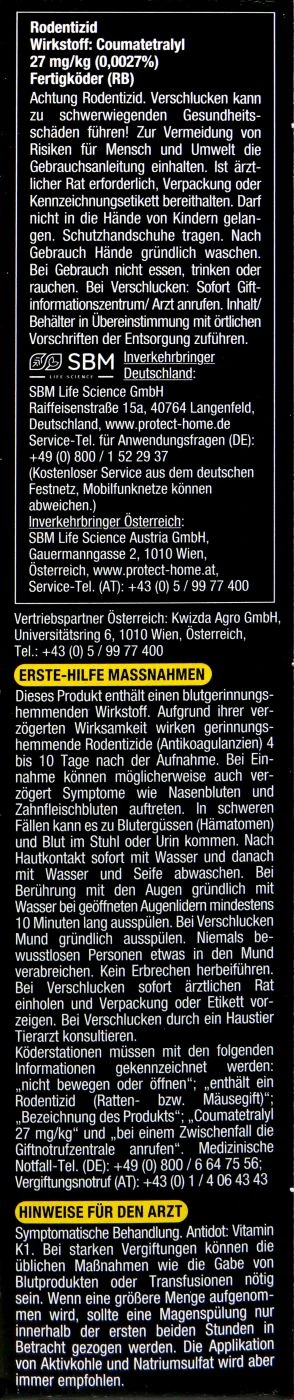 Protect Home Ratten Getreideköder - 0,4 Kg 3 Protect Home Ratten Getreideköder - 0,4 Kg – Bild 3
