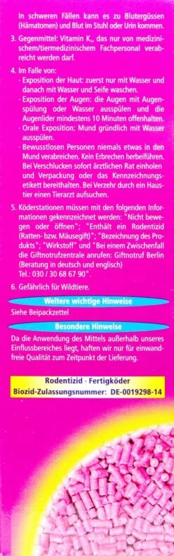Delicia Ratron Granulat Power-Packs - 0,4 Kg 6 Delicia Ratron Granulat Power-Packs - 0,4 Kg -Garten und Außenbereich Ratron20Granulat20Power20Packs 36211 L01