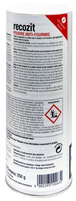 Recozit Ameisen Pulver - 250 G -Garten und Außenbereich Recozit20Ameisen20Pulver 37267 H02