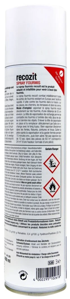 Recozit Ameisen Spray - 0,4 L 5 Recozit Ameisen Spray - 0,4 L -Garten und Außenbereich Recozit20Ameisen20Spray 41260 H02