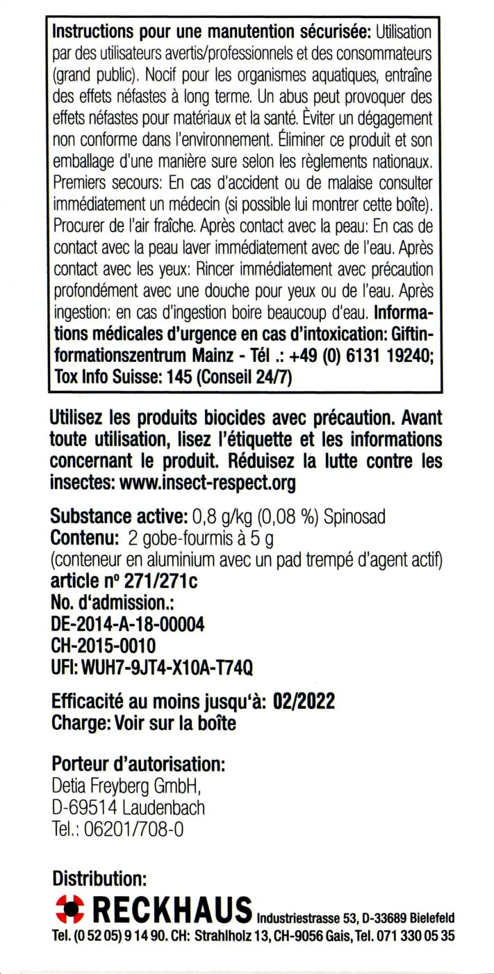 Recozit Ameisenköderdose - 2 Stück 4 Recozit Ameisenköderdose - 2 Stück – Bild 4