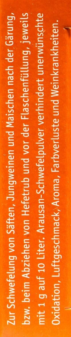 Kitzinger Arausan Schwefel-Pulver - 10 G 5 Kitzinger Arausan Schwefel-Pulver - 10 G -Garten und Außenbereich Schwefel Pulver 15138 R01