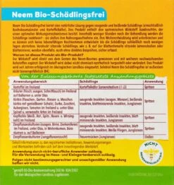 Solabiol Neem Bio-Schädlingsfrei - 30 Ml 6 Solabiol Neem Bio-Schädlingsfrei - 30 Ml -Garten und Außenbereich Solabiol20Neem20Bio20Schaedlingsfrei 34809 H01