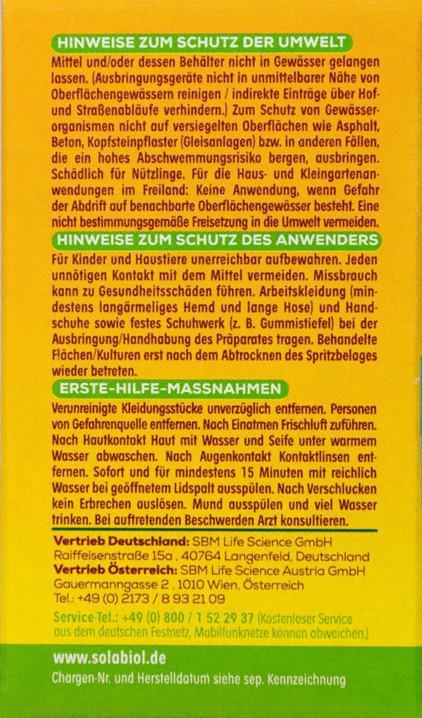 Solabiol Neem Bio-Schädlingsfrei - 30 Ml 2 Solabiol Neem Bio-Schädlingsfrei - 30 Ml – Bild 2